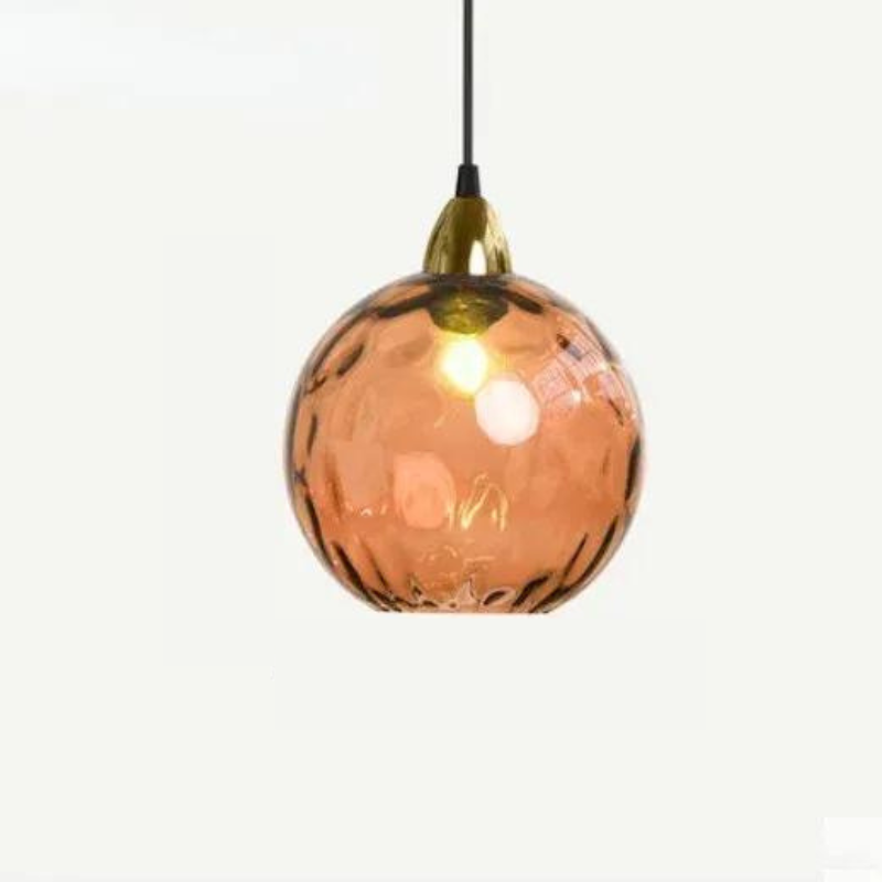 LumièreVerre – Suspension lumineuse en verre sphérique