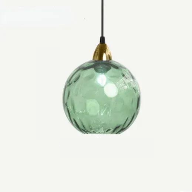 LumièreVerre – Suspension lumineuse en verre sphérique