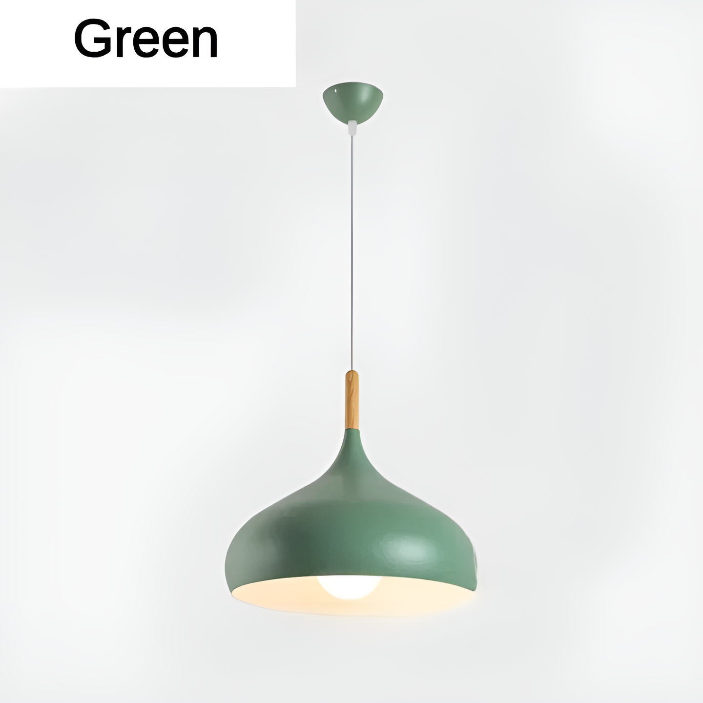 Suspension Luminaire - Design Minimaliste en Métal et Bois avec LED Éco-énergétique