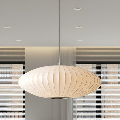 Suspension Luminaire Tissu blanc à baldaquin Bubble